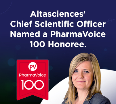 Altasciences is proud to announce that Dr. Beatrice Setnik, PhD, has been honored as a PharmaVoice 100 winner.