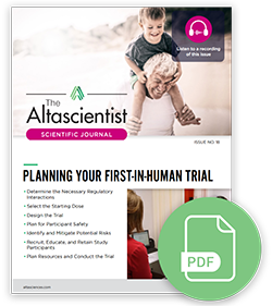 The Altascientist issue 18 - Planning you First-in-Human Clinical Trial