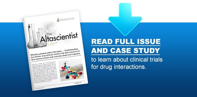Download full issue and case study to learn about clinical trials for drug interactions.