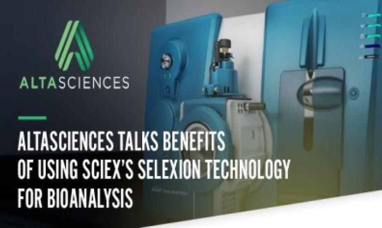 Altasciences talks benefits of using SCIEX's SelexION technology for bioanalysis