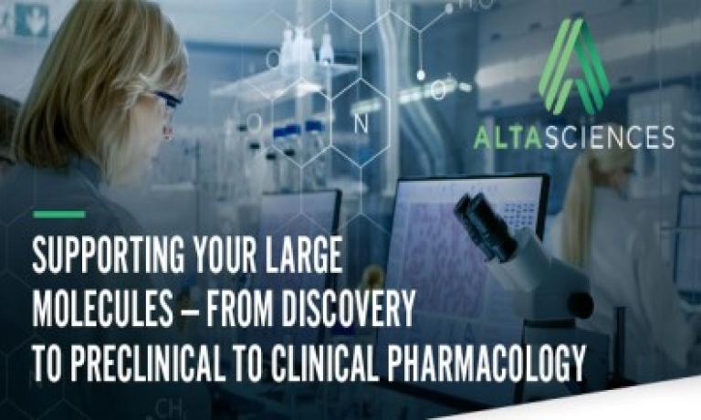 Supporting your Large Molecules ― from Discovery to Preclinical to Clinical Pharmacology