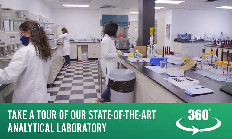 Tour our Analytical Laboratory