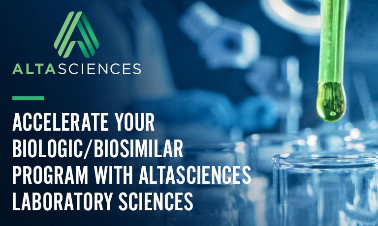 Accelerate your Biologic/Biosimilar Program with Altasciences Laboratory Sciences