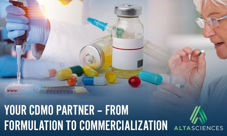 Your CDMO Partner – From Formulation to Commercialization